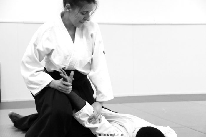 aikido à Besançon et dans le Jura contrôle au sol