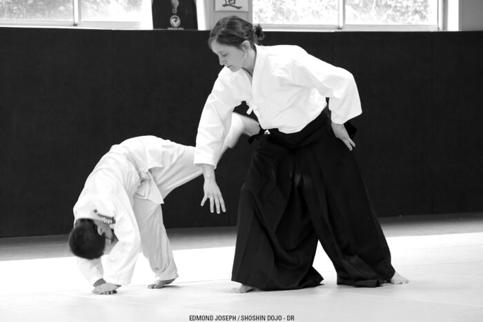 stage d'aikido enfants à Besançon avec Hélène Doué